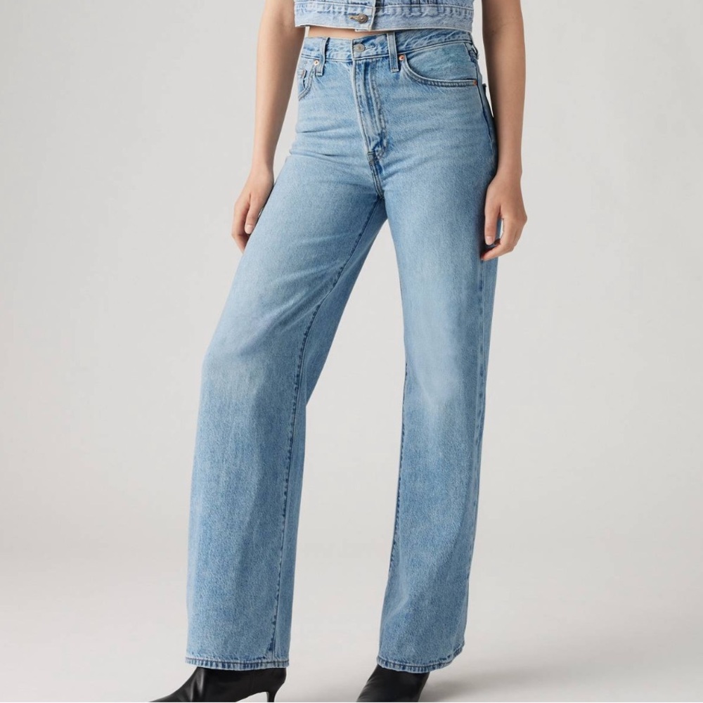 Levi's ribcage wide leg jeans far and wide